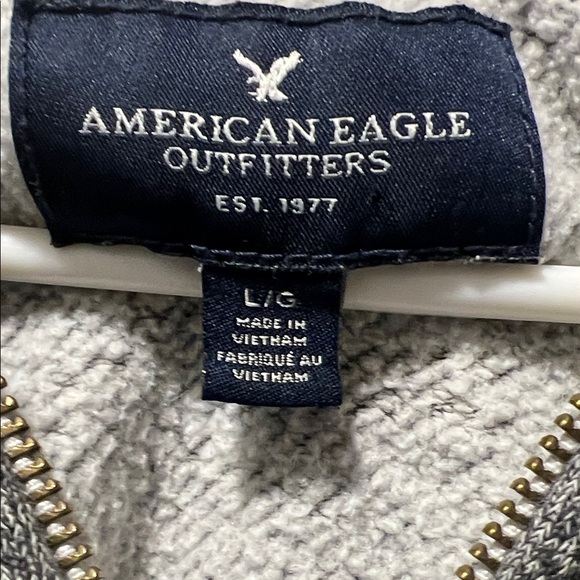 American Eagle Vintage Gray Hoodie - Picture 2 of 5